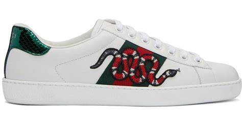 gucci sneakers snake original|Gucci snake sneakers men.